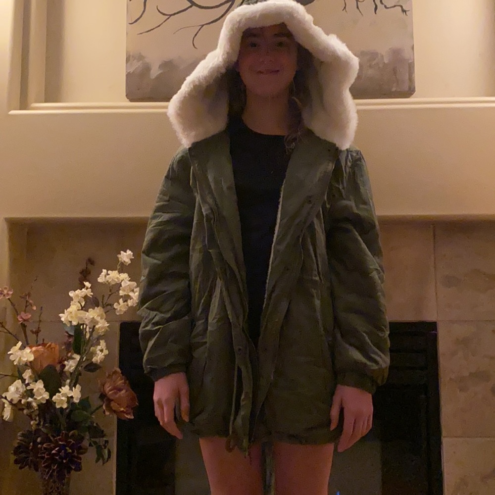 Hooded Drawstring Jacket - Picture 10 of 10